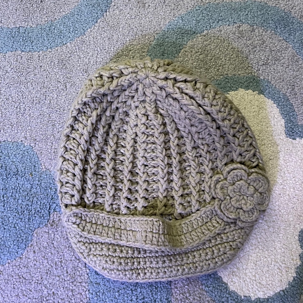 Winter Hats for Women Floral Knitted Beanie Hats Warm Ladies Caps and Hats